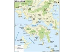 Hong Kong City Map - Digital File