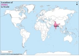 India Location Map  - Digital File