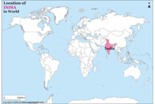India Location Map 