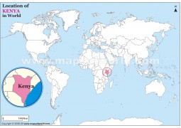 Kenya Location Map - Digital File