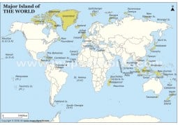 Major Islands Map - Digital File