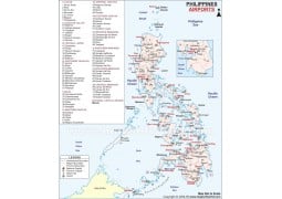 Philippines Airports Map - Digital File