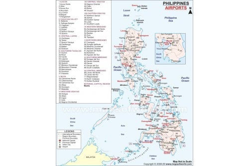Philippines Airports Map