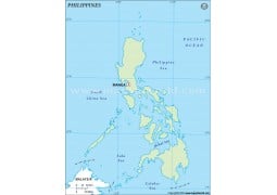 Philippines Outline Map - Digital File