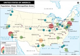 US Population Density Map - Digital File