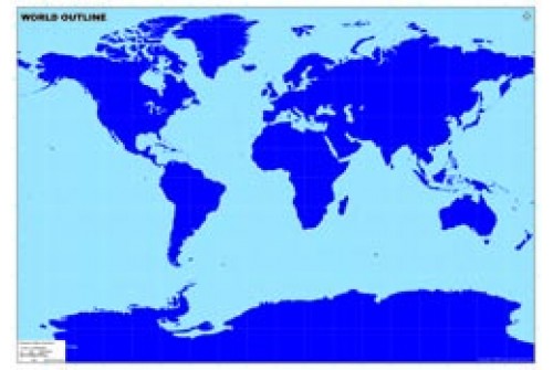 World Map Miller Projection