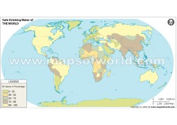 Safe Drinking Water Regions Map - Digital File