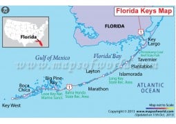 Florida Keys Map - Digital File