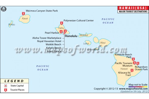 Hawaii Travel Map