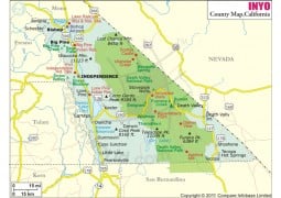 Inyo County Map - Digital File