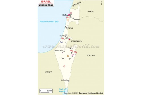Israel Mineral Map