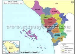 Jazan Map - Digital File