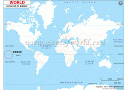 Kiribati Location Map - Digital File