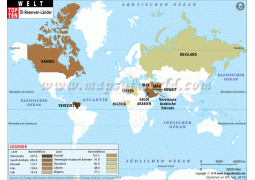 Top-Ten-Länder Ölreserven - Digital File