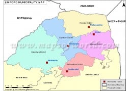 Limpopo Map - Digital File