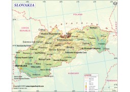 Slovakia Map - Digital File