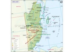 Map of Belize - Digital File