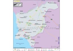 Paphos Map - Digital File