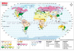 World Climate Map - Digital File