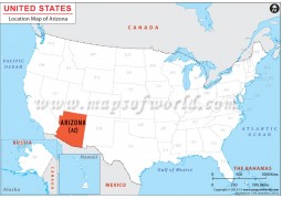 Arizona Location Map - Digital File
