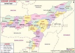 Assam Map - Digital File