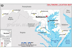 Baltimore Location Map - Digital File
