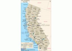 Large Map of California - Digital File