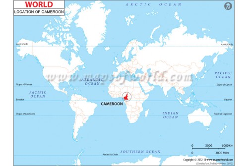 Cameroon Location Map