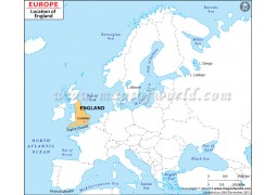 England Location Map - Digital File