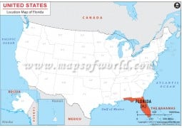Florida Location Map - Digital File