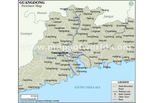 Guangdong Province Map