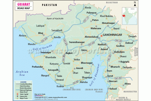 Gujarat Road Map