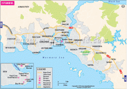 Istanbul Map - Digital File