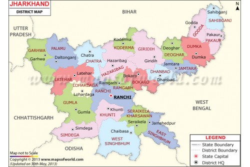 Jharkhand Map