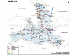Salzburg Karte - Digital File