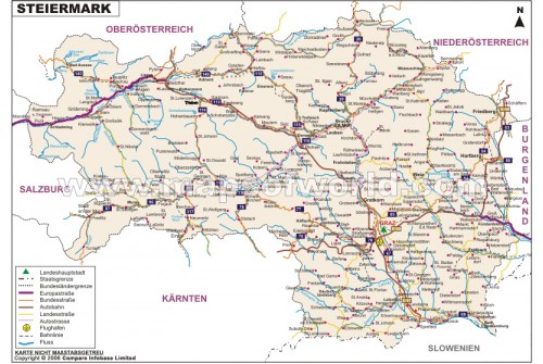 Steiermark Karte