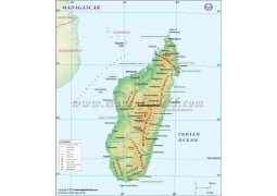 Madagascar Map - Digital File
