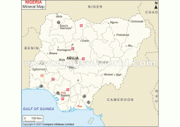 Nigeria Mineral Map - Digital File