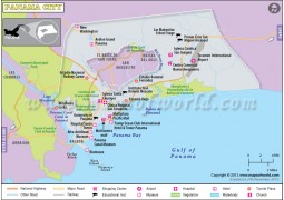 Panama City Map - Digital File