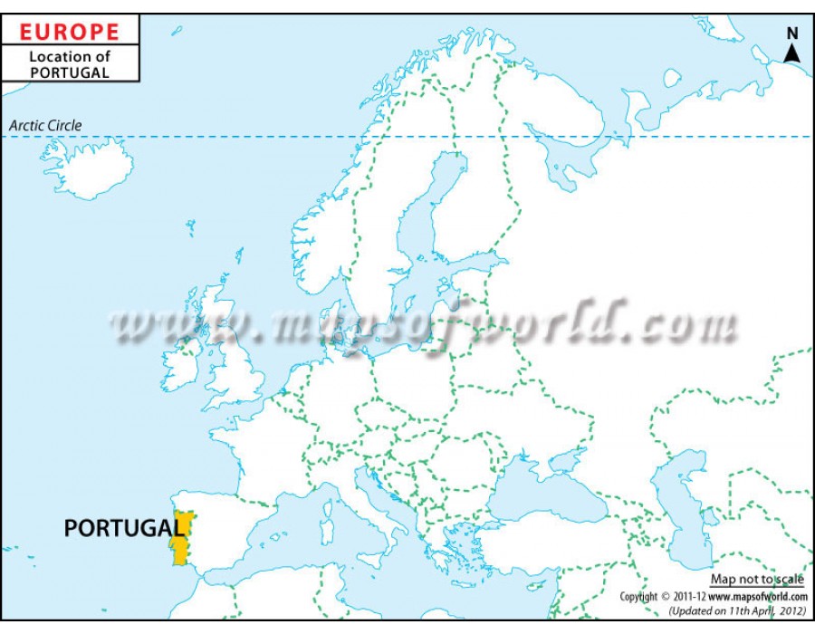 Buy Portugal Location Map