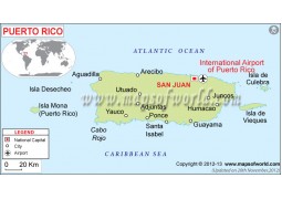 Puerto Rico Map - Digital File
