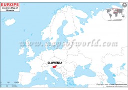 Slovenia Location Map - Digital File