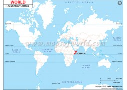 Somalia Location Map - Digital File