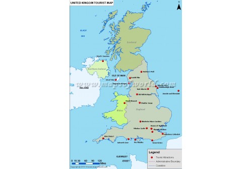 UK Tourist Attractions Map