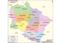 Uttarakhand Map - Digital File