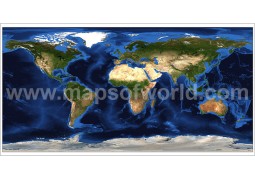 Earth Map (World GEO Map) - Digital File
