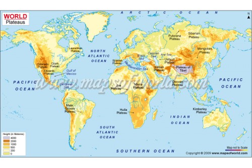 World Plateau Map