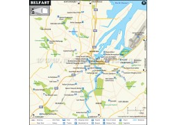 Belfast City Map - Digital File