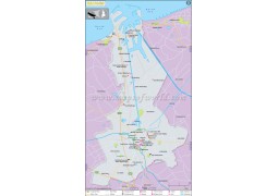 Bruges City Map - Digital File