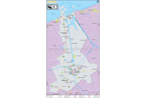 Bruges City Map